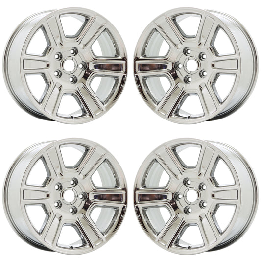 20" Dodge Ram 1500 Bright Chrome wheels rims Factory OEM set 2561 EXCHANGE