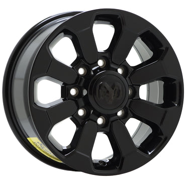 17" Dodge Ram 2500 3500 Truck Gloss Black wheels rims Factory OEM 2599