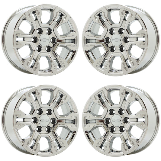 18" Chevrolet Silverado 1500 Bright Chrome wheels Factory OEM 14089 EXCHANGE