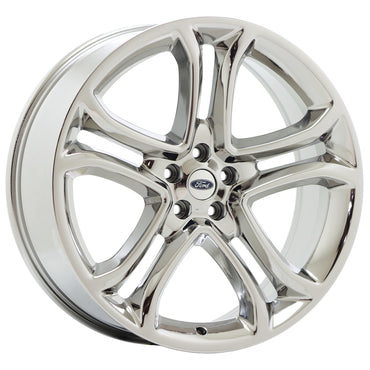 22" Ford Edge Lincoln MKX Bright Chrome wheels rims Factory OEM set 3850