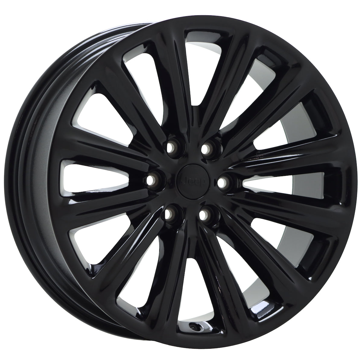22" Jeep Grand Wagoneer Gloss Black wheels rims Factory set 9280 EXCHANGE