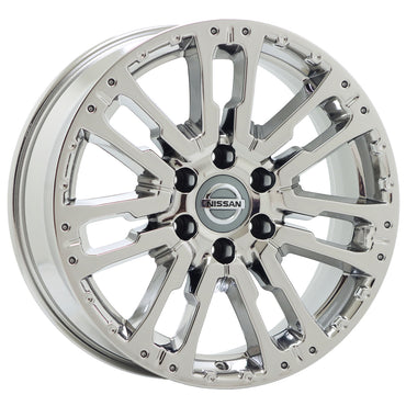 20" Nissan Titan Bright Chrome wheels rims Factory OEM set 62754