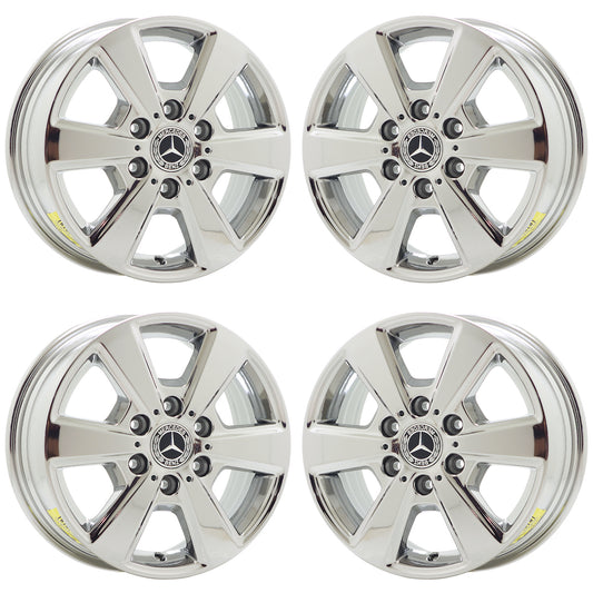 16" Dodge Mercedes Freightliner Sprinter Bright Chrome Factory wheels set 96656