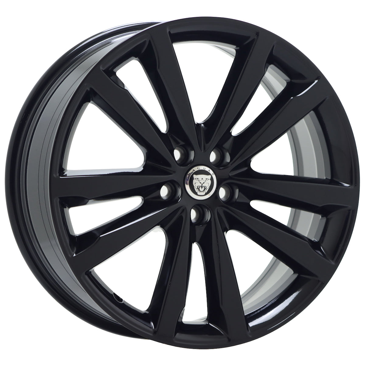 20" Jaguar F-Pace Gloss Black wheels rims Factory OEM set 59975 EXCHANGE