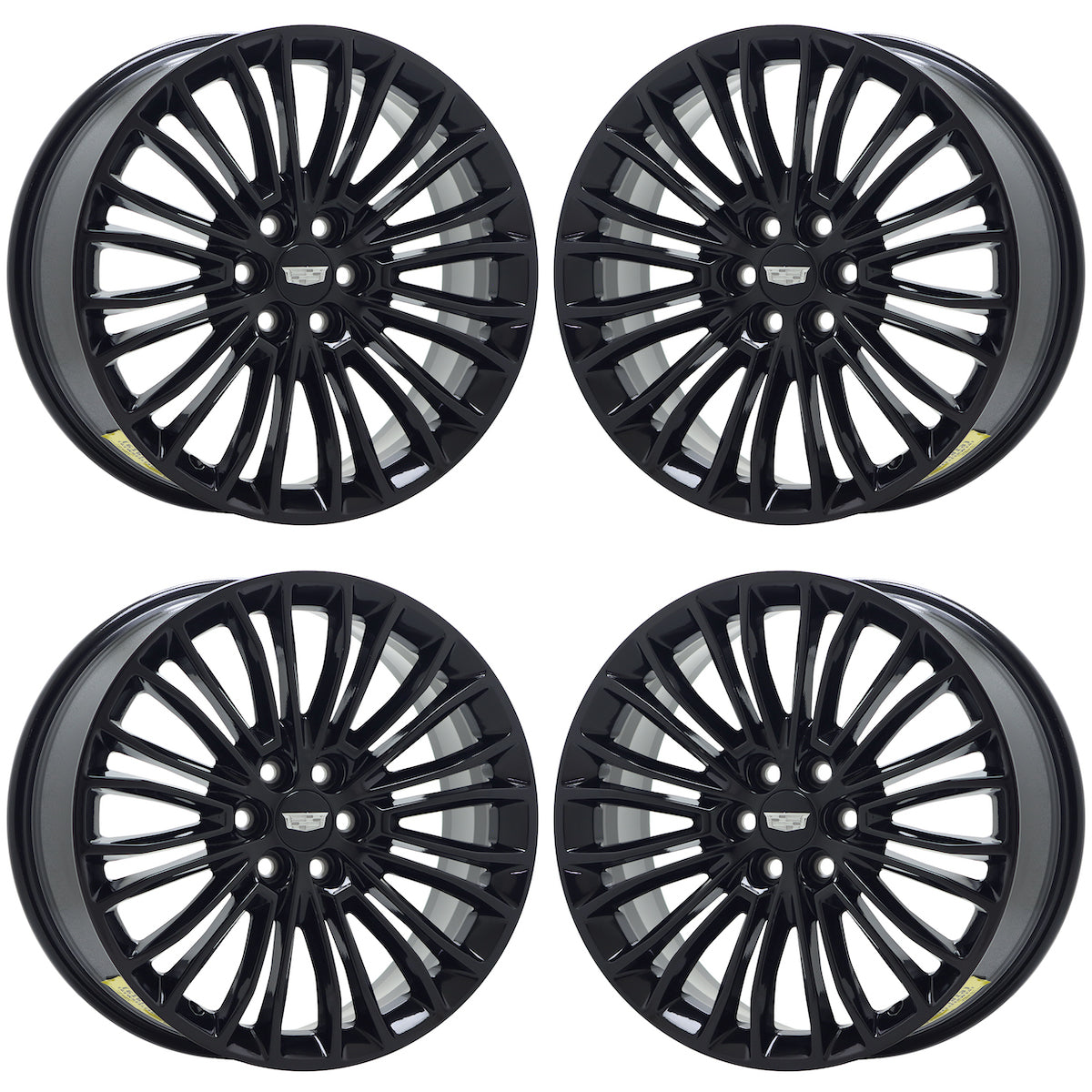20" Cadillac XT5 XT6 Gloss Black wheels rims Factory OEM 4808