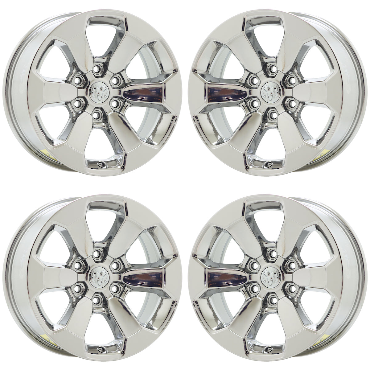 18" Dodge Ram 1500 Truck Bright Chrome wheels rims Factory OEM set 2671 EXCHANGE