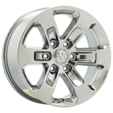 18" Dodge Ram 1500 Truck Bright Chrome wheels rims Factory OEM set 2672