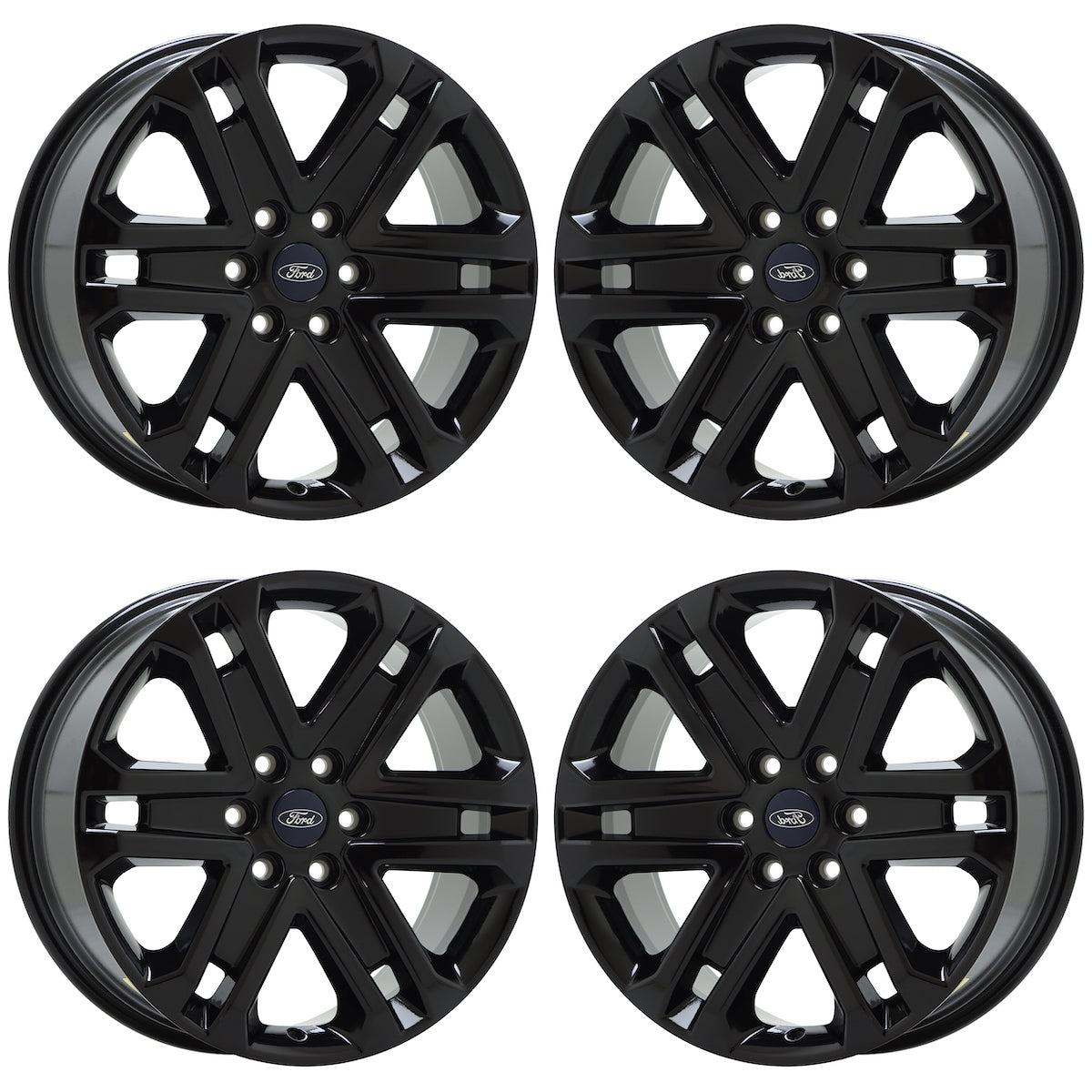 20" Ford F150 Truck Gloss Black wheels rims Factory OEM set 4 10345 EXCHANGE