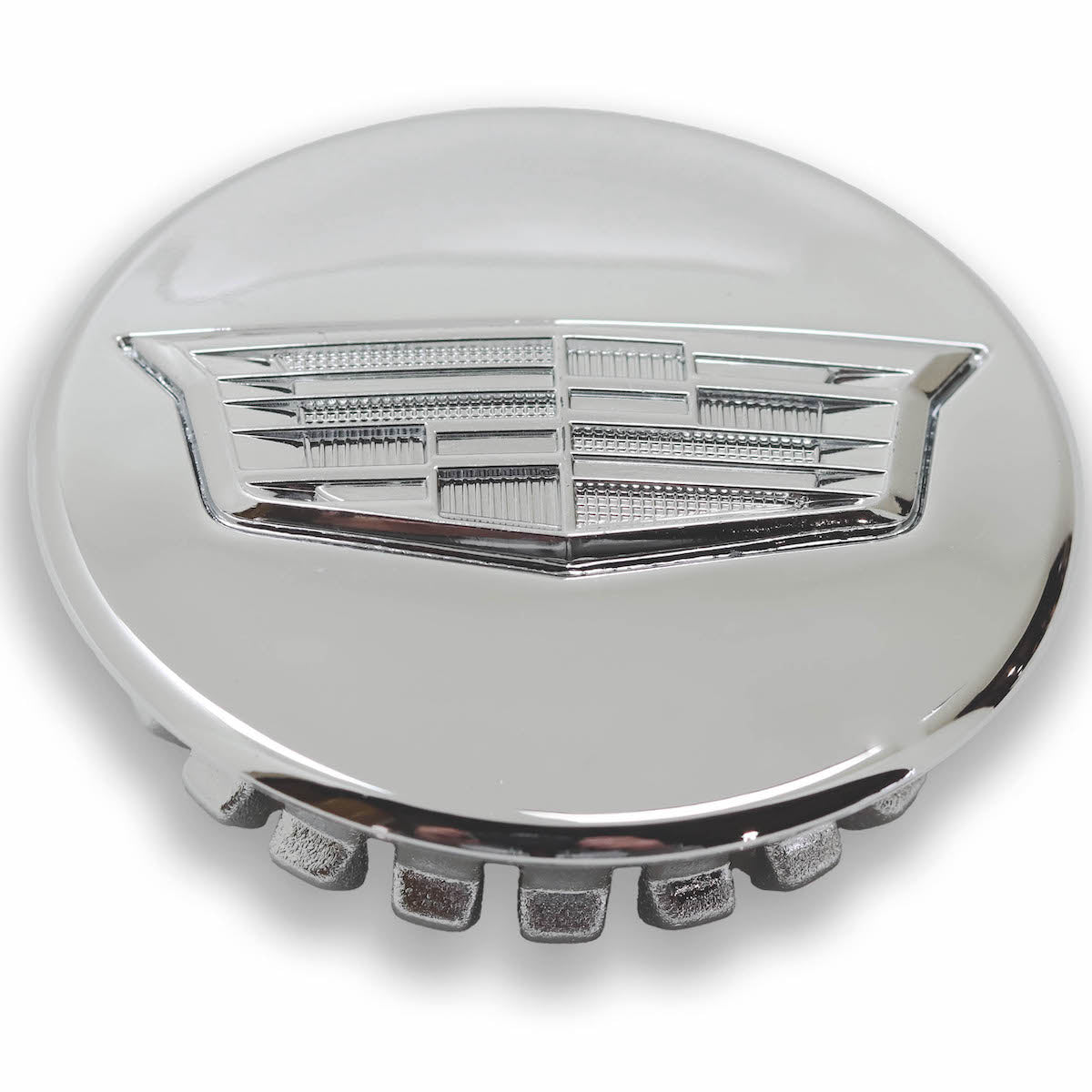 2 5/8" Cadillac ATS, CT4, CT5, CTS, XT5, XT6 Chrome Center Cap #23212548 set