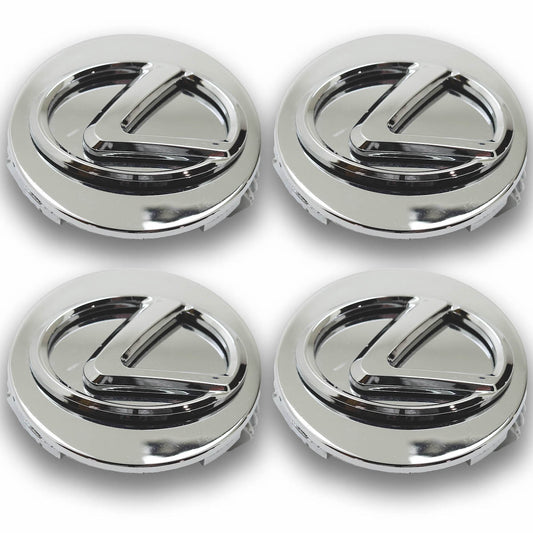2 1/2" Lexus ES350 GS300 GS430 LS430/460 RX300 Chrome Center Cap 4260330370 set