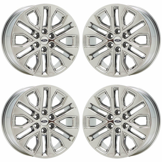 20" Ford F150 Truck Bright Chrome wheels rims Factory OEM set 4 10619 EXCHANGE