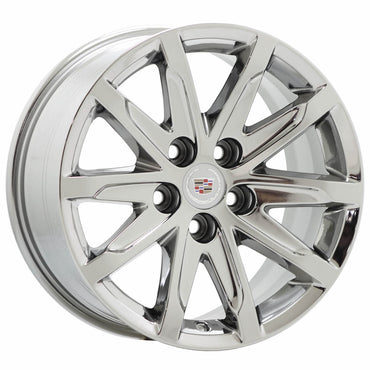 17" Cadillac CTS Sedan Bright Chrome wheels rims Factory OEM GM set 4712