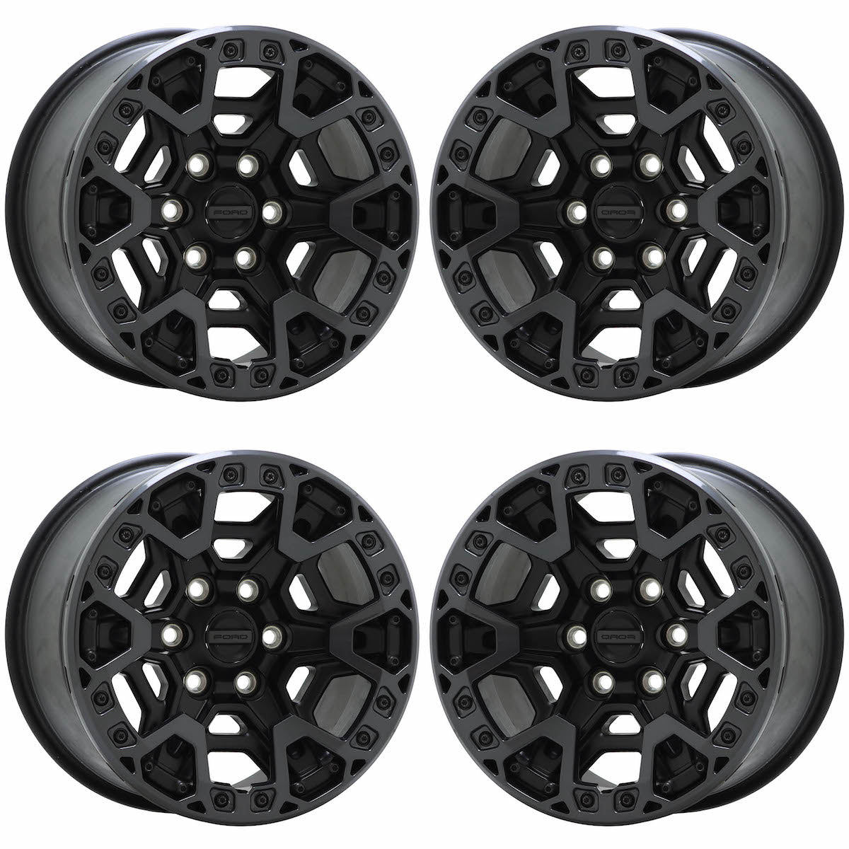 17" Ford F150 Raptor Truck Charcoal wheels rims Factory set 4 rapt24