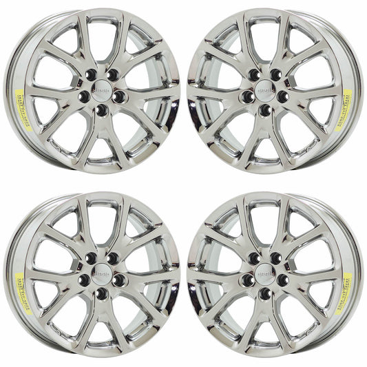 17" Jeep Cherokee PVD Chrome wheels rims Factory OEM set 9130 EXCHANGE