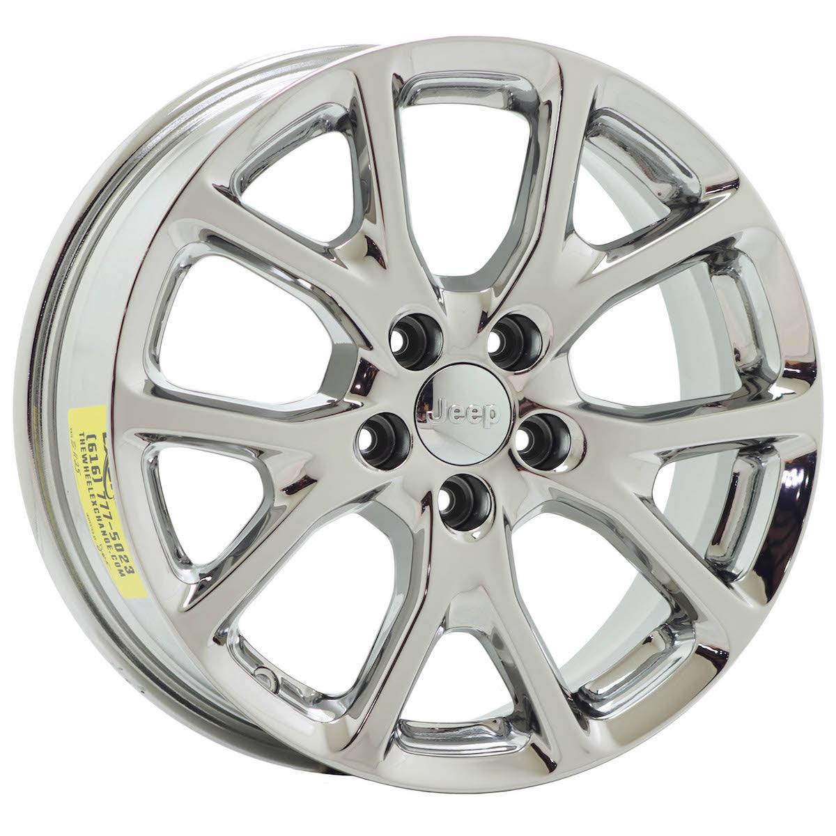 17" Jeep Cherokee PVD Chrome wheels rims Factory OEM set 9130 EXCHANGE