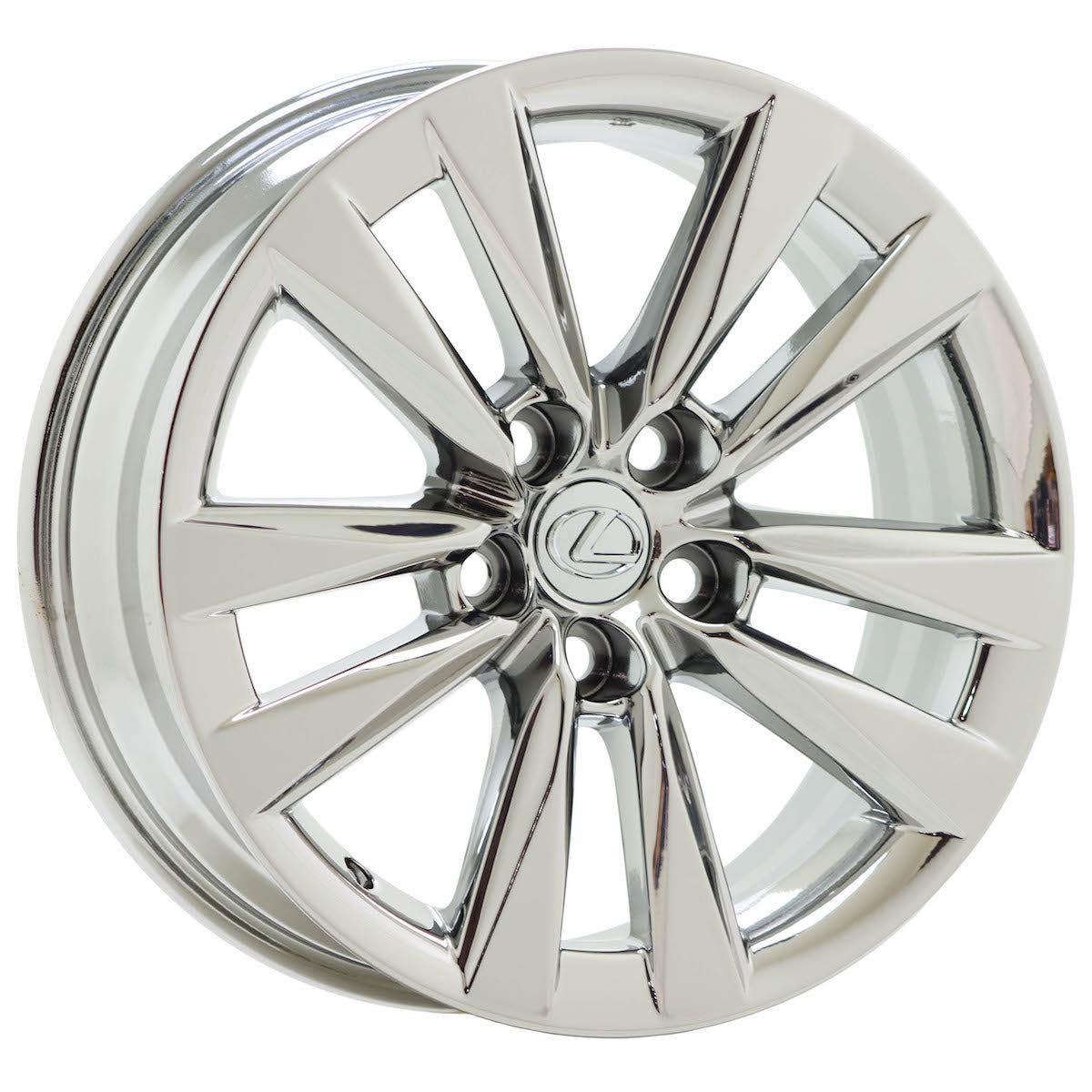 18" Lexus LS LS460 Bright Chrome wheel rim Factory OEM 74283