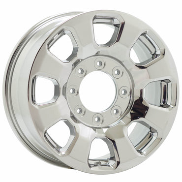 18" Ford F250 F350 SRW Bright Chrome wheels rims Factory OEM set 10481