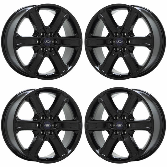 22" Ford Expedition Gloss Black wheels rims Factory OEM set 10200 EXCHANGE