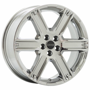 19" Land Rover Range Rover Evoque Bright Chrome wheels rim OEM set 72234