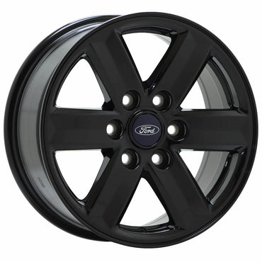17" Ford F150 Truck Gloss Black wheels rims Factory OEM set 4 10339