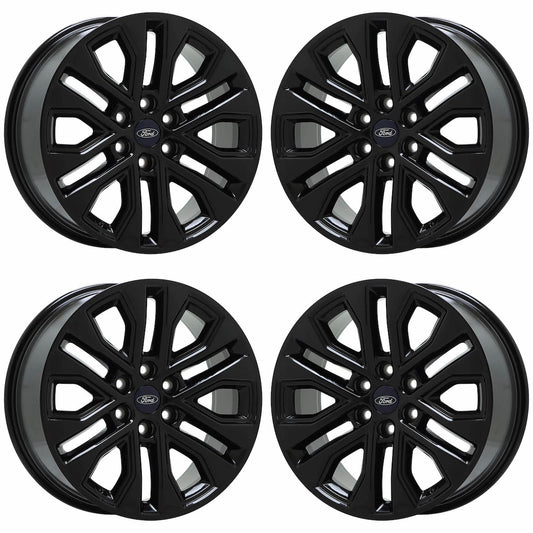 20" Ford F150 Truck Gloss Black wheels rims Factory OEM set 4 10619