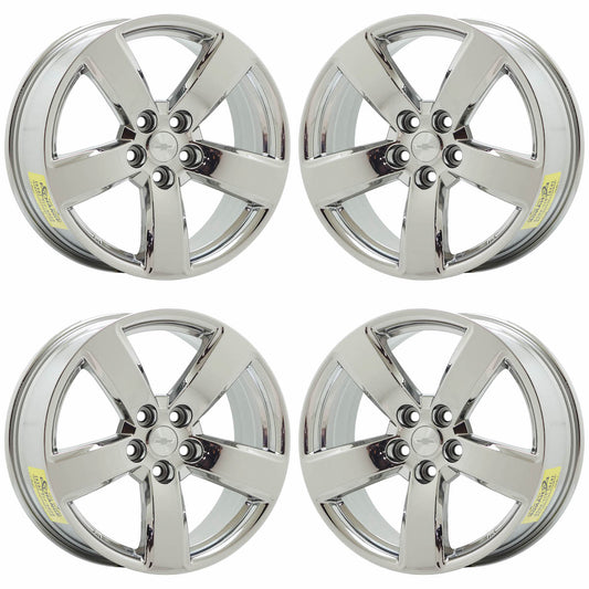19" Chevrolet Malibu LTZ Bright Chrome wheels rims Factory OEM set 5562