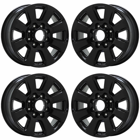 20" Ford F250 F350 SRW Gloss Black wheels rims Factory OEM set 10102 EXCHANGE
