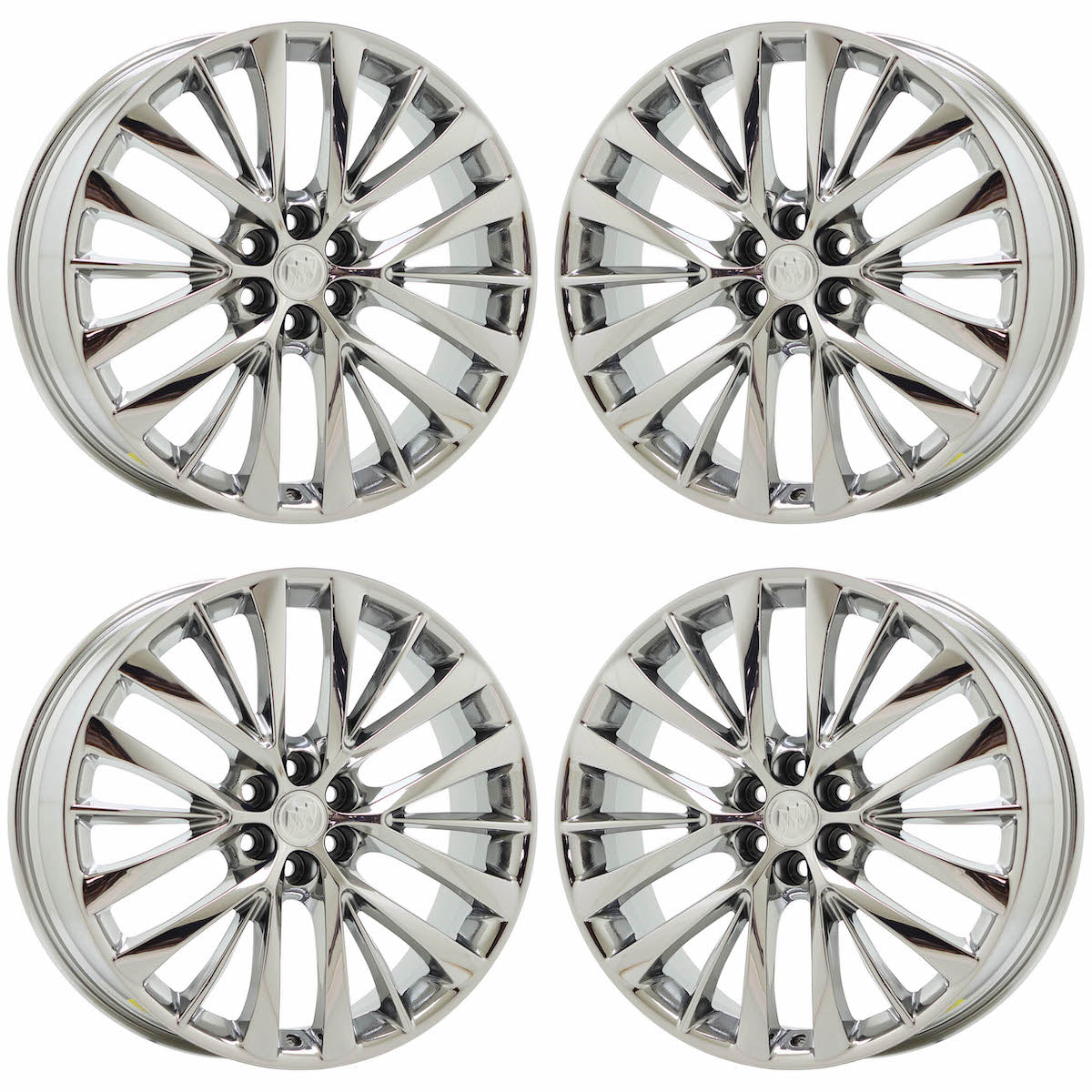22" Buick Enclave Bright Chrome wheels rims Factory OEM set 90043 EXCHANGE
