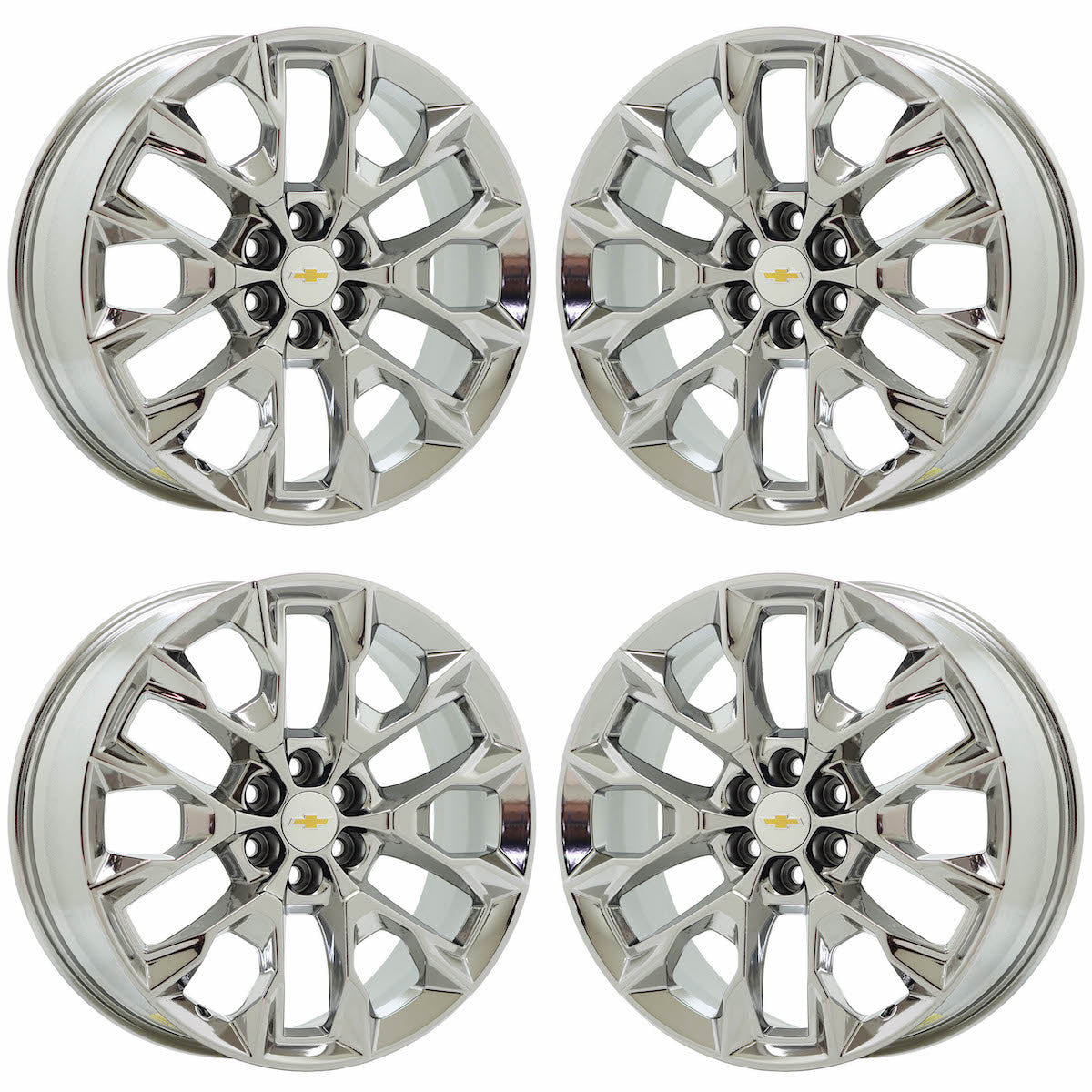 20" Chevrolet Blazer Bright Chrome PVD wheels rims OEM set 95941 EXCHANGE
