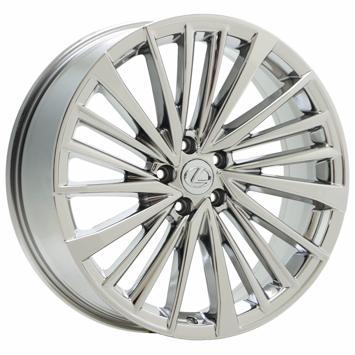 21" Lexus RX350 RX350H Bright Chrome wheels rims Factory OEM set LG111 EXCHANGE