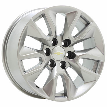 20" Chevrolet Silverado 1500 Satin Chrome wheels rims Factory OEM 5916