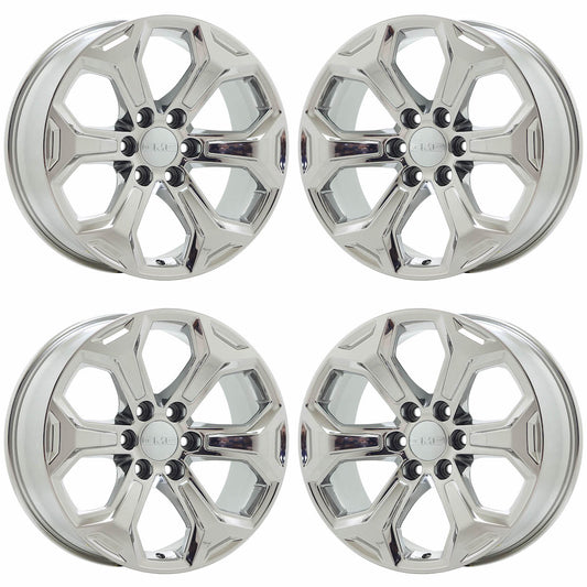 20" GMC Sierra Yukon 1500 Truck Bright Chrome wheels rims OEM set 4 at4 EXCHANGE