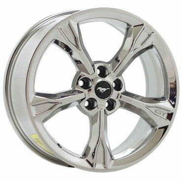 19" Ford Mustang GT Bright Chrome wheels rims Factory OEM 10081