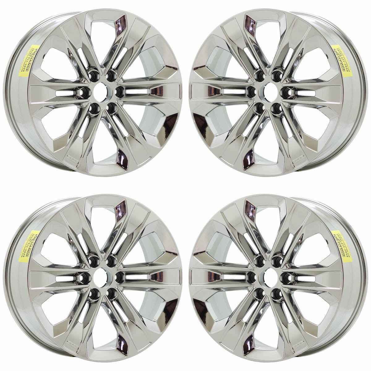 22" Chevrolet EV Blazer Bright Chrome wheels rims Factory OEM set 14120 EXCHANGE