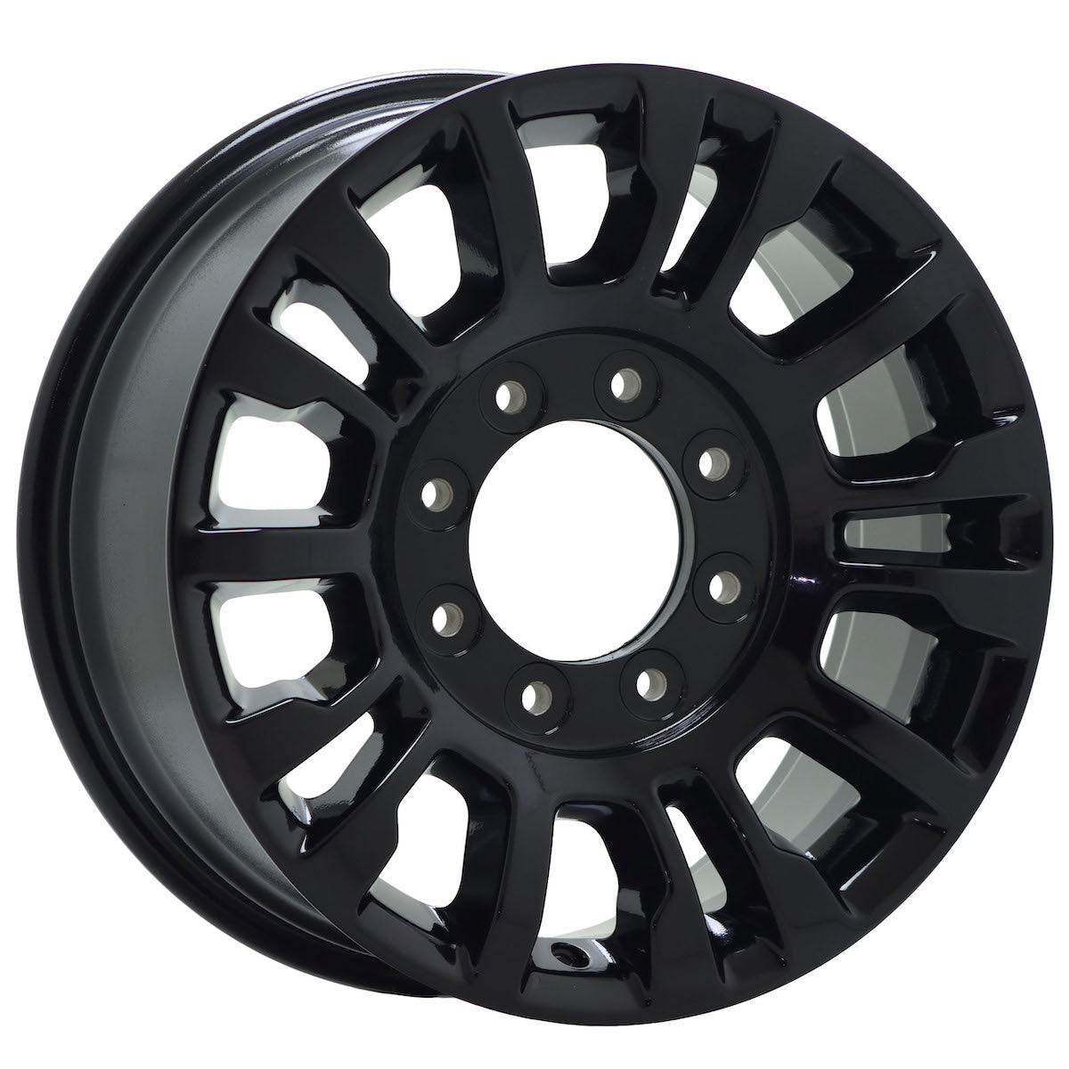 18" Ford F250 F350 SRW Gloss Black wheels rims Factory OEM set 10290 EXCHANGE