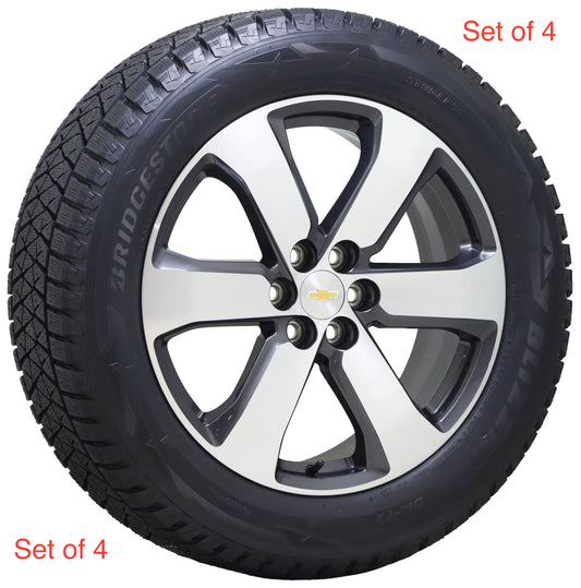 20" Chevrolet Traverse Factory Machined Grey OEM Wheels Tires 5845 set 4