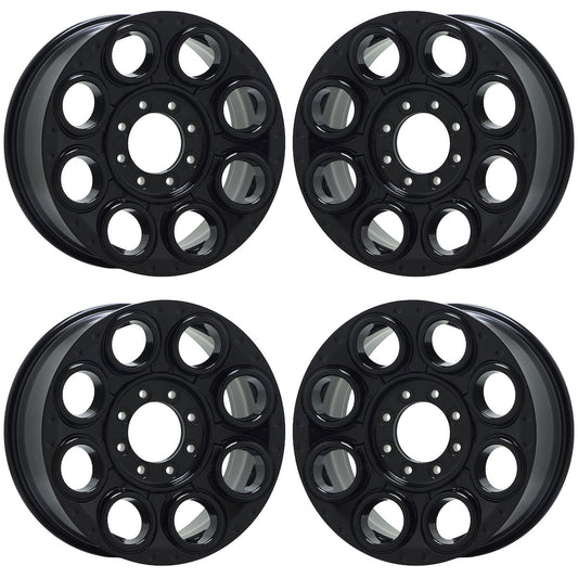 20" Ford F250 F350 SRW Gloss Black wheels rims Factory OEM set 10484 EXCHANGE