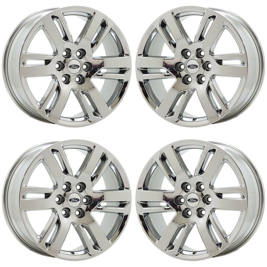 20" Ford Expedition Bright Chrome wheels rims Factory OEM set 10441 EXCHANGE