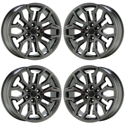 22" Dodge Ram 1500 Black Chrome wheels rims Factory OEM set 4 041 EXCHANGE