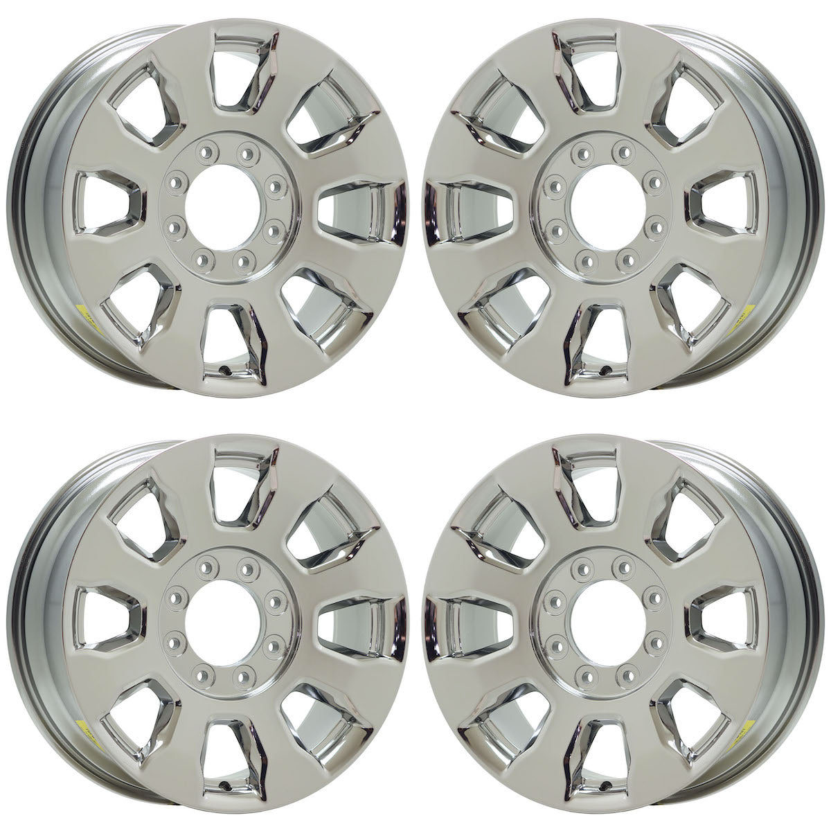 20" Ford F250 F350 SRW Bright Chrome wheels rims Factory OEM set 10101 EXCHANGE