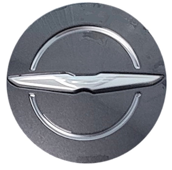 2 1/2" Chrysler Pacifica OEM Center Cap Charcoal #7BB95WASAA set