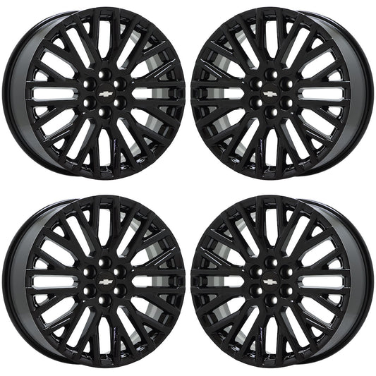 20" Chevrolet Traverse Gloss Black wheels rims Factory OEM set 14147 EXCHANGE