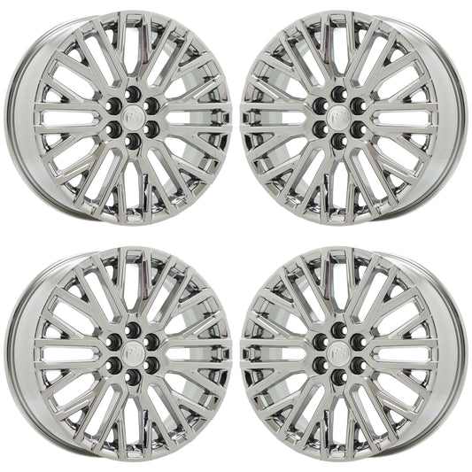 20" Buick Enclave Bright Chrome wheels rims Factory OEM set 14147 EXCHANGE