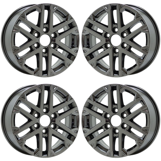 18" Toyota Sequoia Tundra Black PVD wheels rims OEM set 4 75281 EXCHANGE