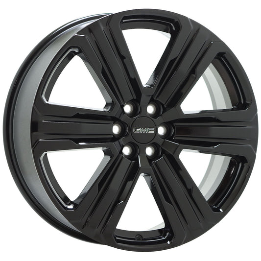 22" GMC Acadia Gloss Black wheels rims Factory GM 84951812 EXCHANGE