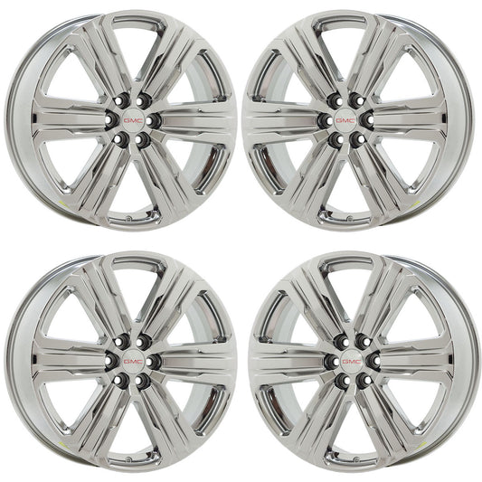 22" GMC Acadia Bright Chrome wheels rims Factory GM set 4 84951812