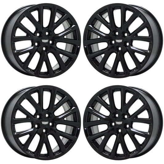 20" Cadillac XT4 Gloss Black wheels rims Factory OEM set 4825