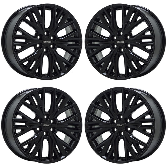 20" GMC Acadia Gloss Black wheels rims Factory OEM GM set 95991 EXCHANGE