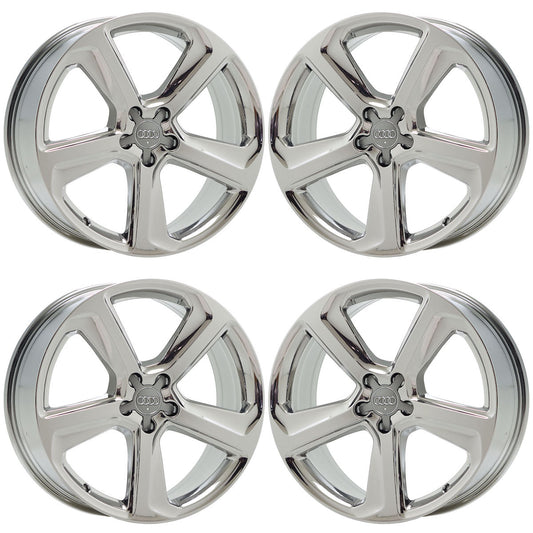 20" Audi Q5 Bright Chrome wheels rims Factory OEM set 58929 EXCHANGE