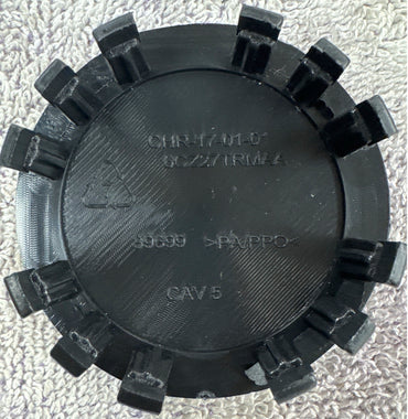 2 1/2" Dodge Caravan Challenger Charger Gloss Black Center Cap 6CZ27DX8AA single